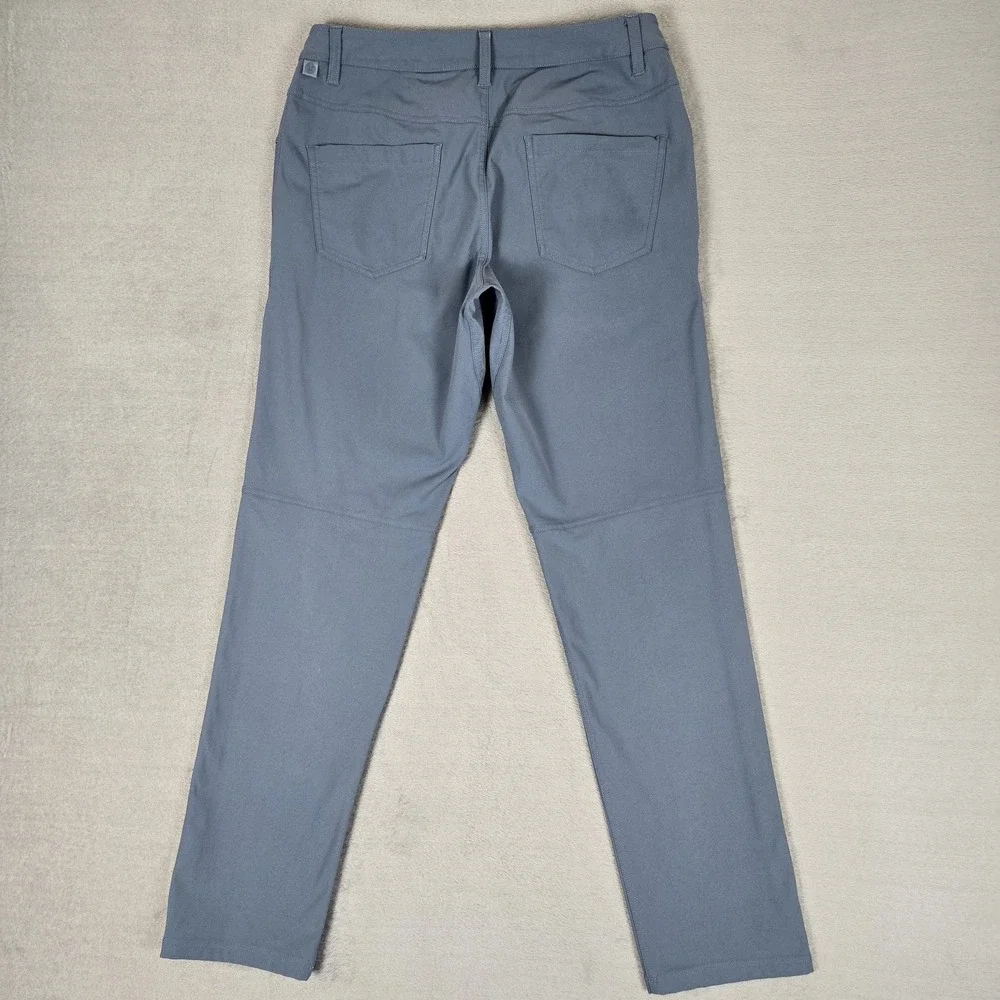 Lululemon ABC Classic-Fit Pants Mens 30x31 Warpstreme Chino Work Blue M5967S